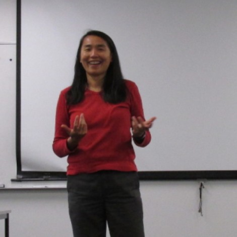 Joanna creating an exciting learning atmosphere at the U-CAN-SPEAK Toastmasters Club Christchurch