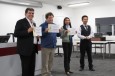 group photo of the participants in the Toastmasters evaluation contest